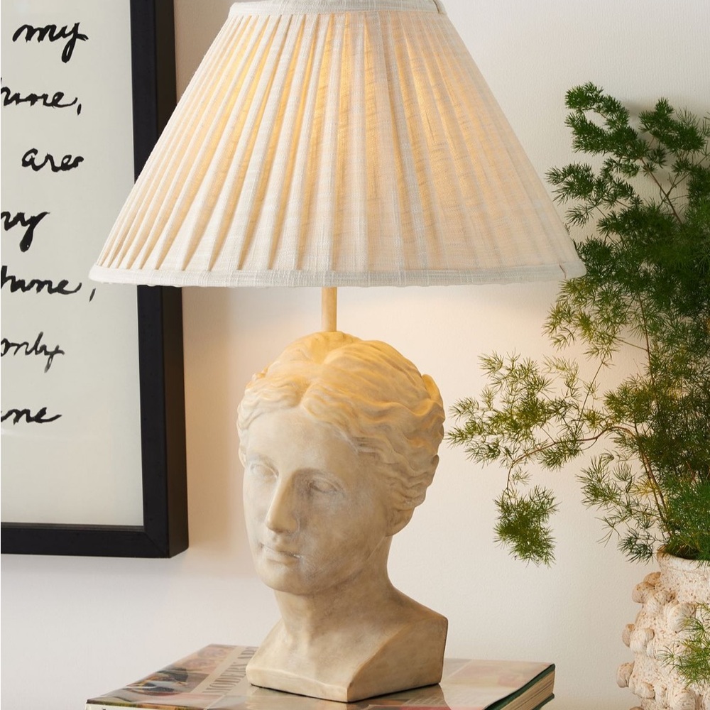Grecian head lamp from Anthropologie